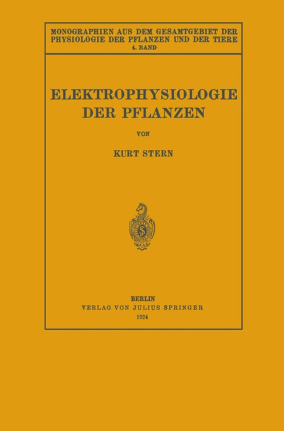 Elektrophysiologie der Pflanzen