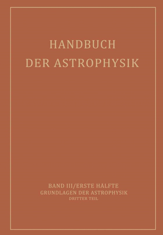 Handbuch der Astrophysik