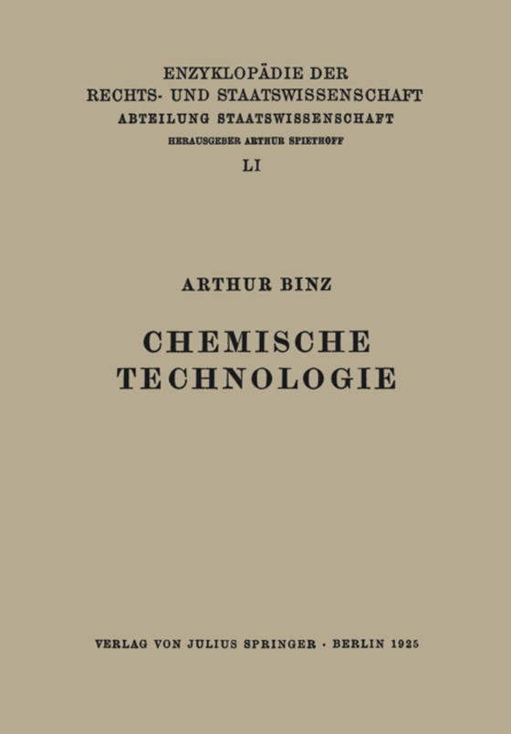 Chemische Technologie