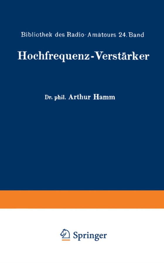 Hochfrequenz-Verstärker (e-bog) af Hamm, Arthur