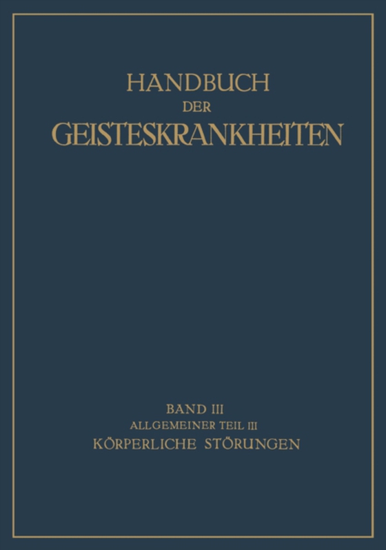 Handbuch der Geisteskrankheiten