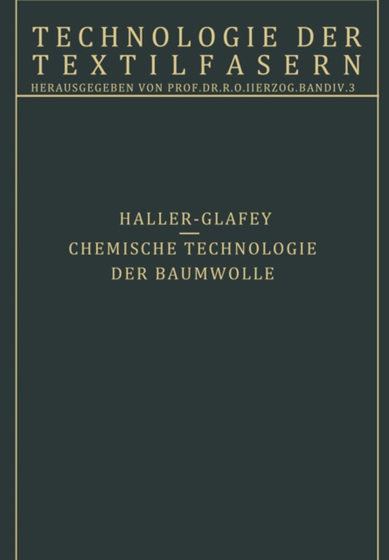 Chemische Technologie der Baumwolle / Mechanische Hilfsmittel zur Veredlung der Baumwolltextilien