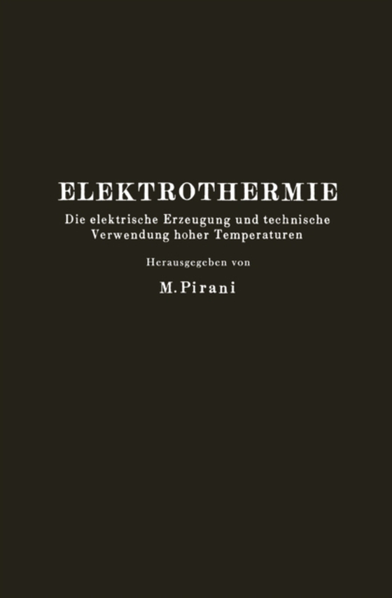 Elektrothermie (e-bog) af Keinath, G.