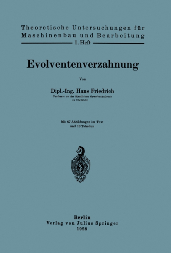 Evolventenverzahnung (e-bog) af Friedrich, Hans