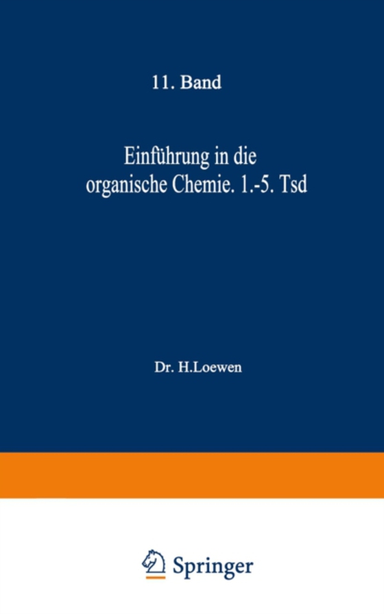 Einführung in die organische Chemie (e-bog) af Loewen, H.