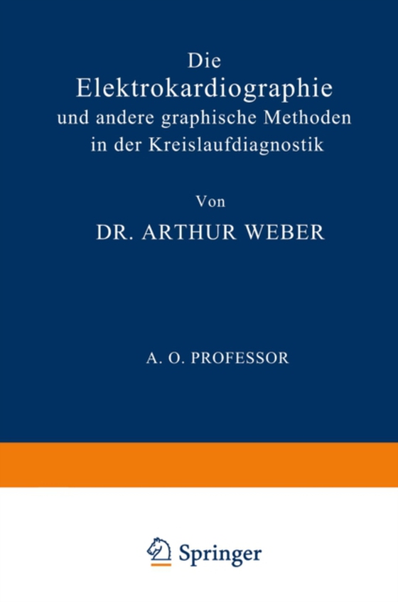 Die Elektrokardiographie und Andere Graphische Methoden in der Kreislaufdiagnostik (e-bog) af Weber, Arthur