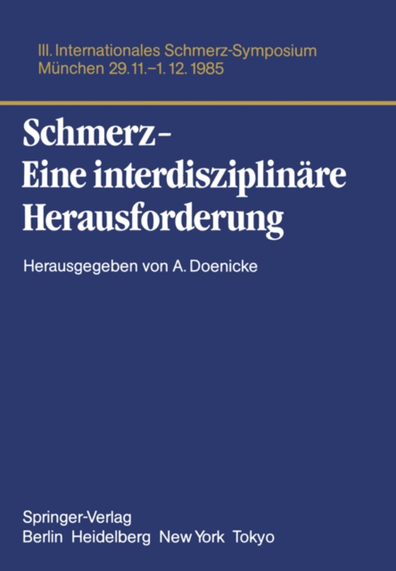 Schmerz- Eine interdisziplinäre Herausforderung