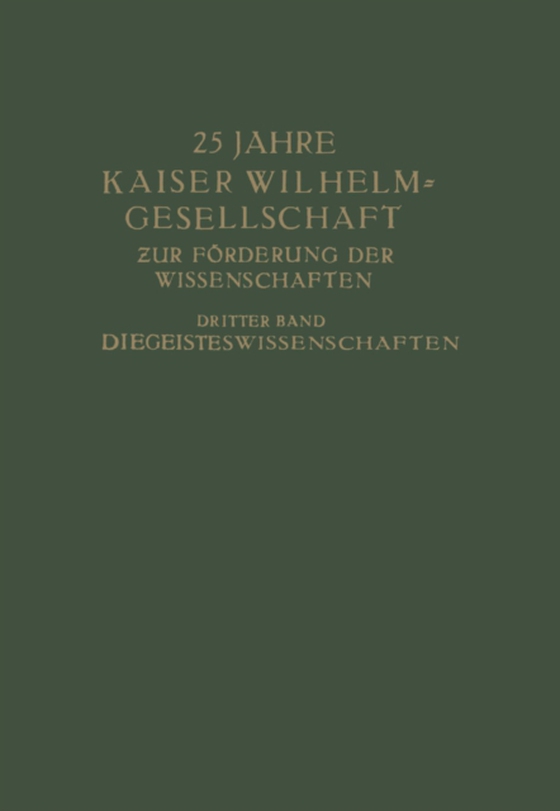 25 Jahre Kaiser Wilhelm-Gesellschaft (e-bog) af -