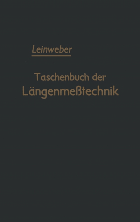 Taschenbuch der Längenmeßtechnik (e-bog) af -