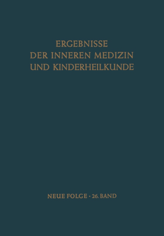 Ergebnisse der Inneren Medizin und Kinderheilkunde (e-bog) af Schoen, R.