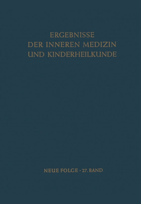 Ergebnisse der Inneren Medizin und Kinderheilkunde (e-bog) af Schoen, R.