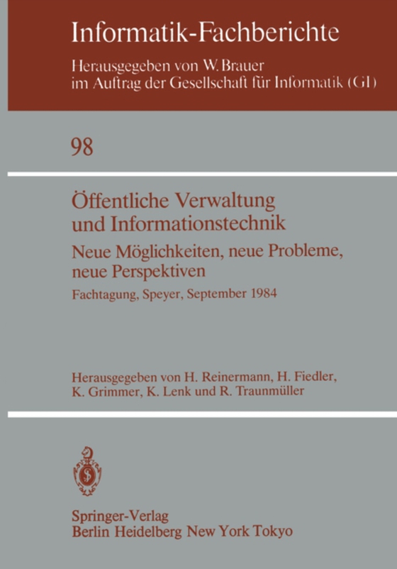 Öffentliche Verwaltung und Informationstechnik (e-bog) af -