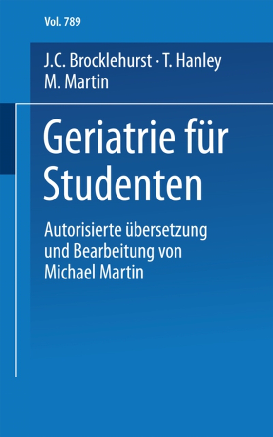 Geriatrie für Studenten (e-bog) af Martin, M.