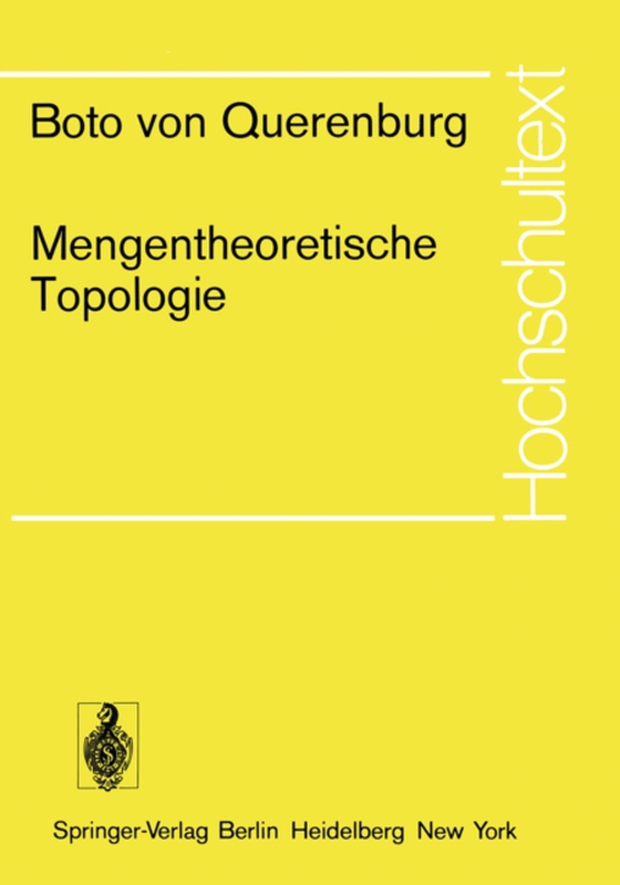 Mengentheoretische Topologie (e-bog) af Querenburg, B.v.