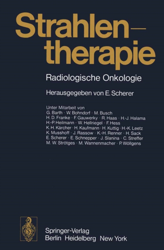 Strahlentherapie (e-bog) af -