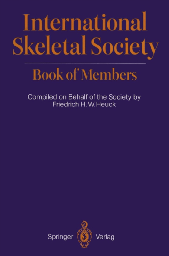 International Skeletal Society Book of Members (e-bog) af -