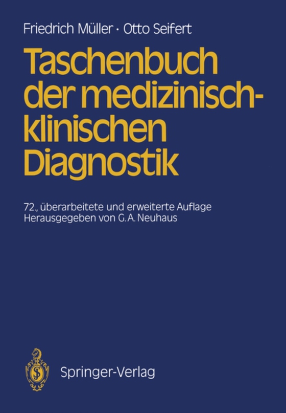 Taschenbuch der medizinisch-klinischen Diagnostik (e-bog) af Seifert, Otto