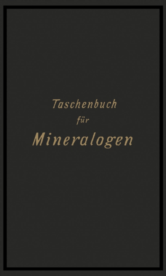 Taschenbuch für Mineralogen