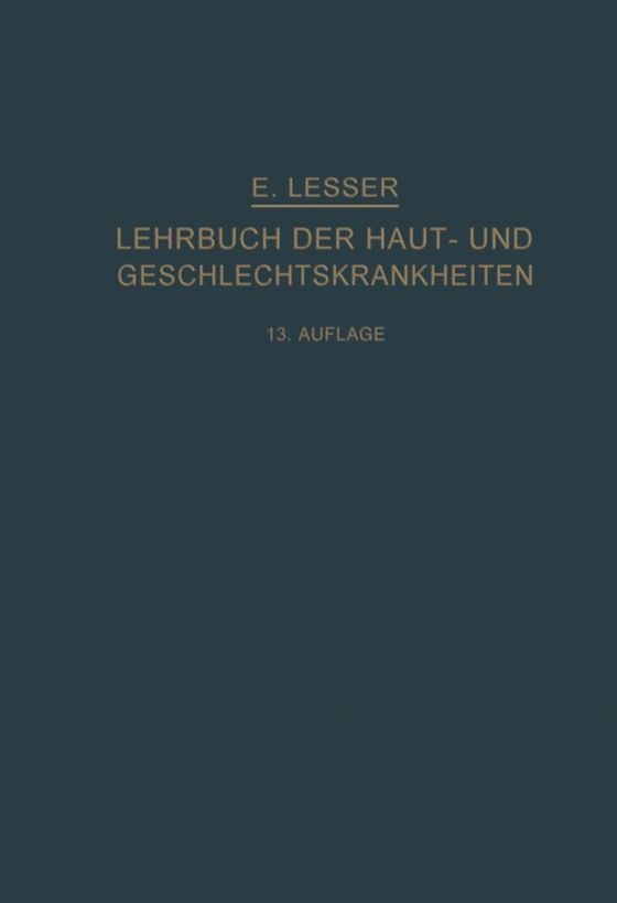 Lehrbuch der Haut- und Geschlechtskrankheiten