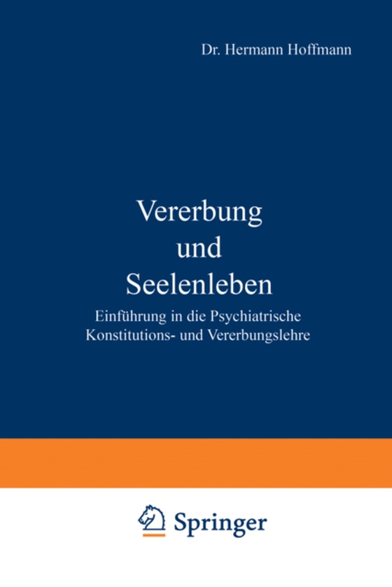 Vererbung und Seelenleben (e-bog) af Hoffmann, Hermann