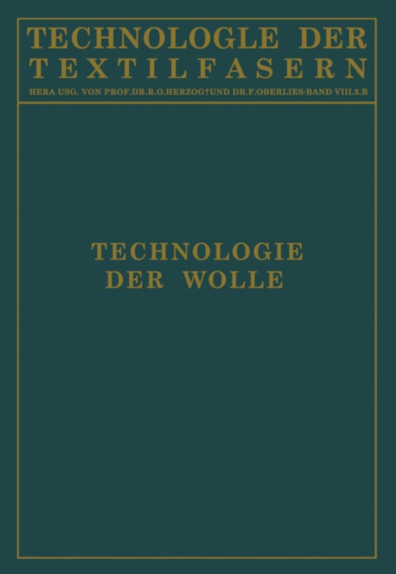 Technologie der Wolle (e-bog) af Ulrich, G.