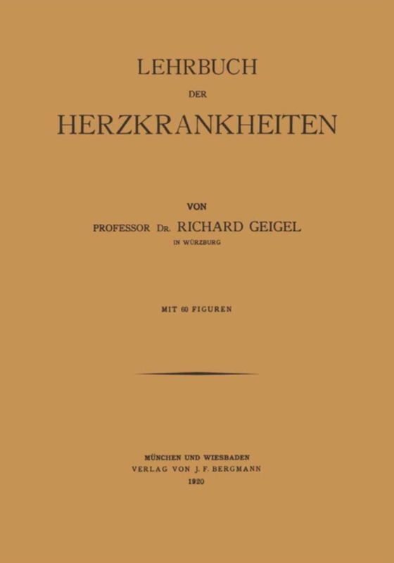 Lehrbuch der Herzkrankheiten (e-bog) af Geigel, Richard