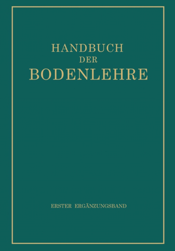 Handbuch der Bodenlehre