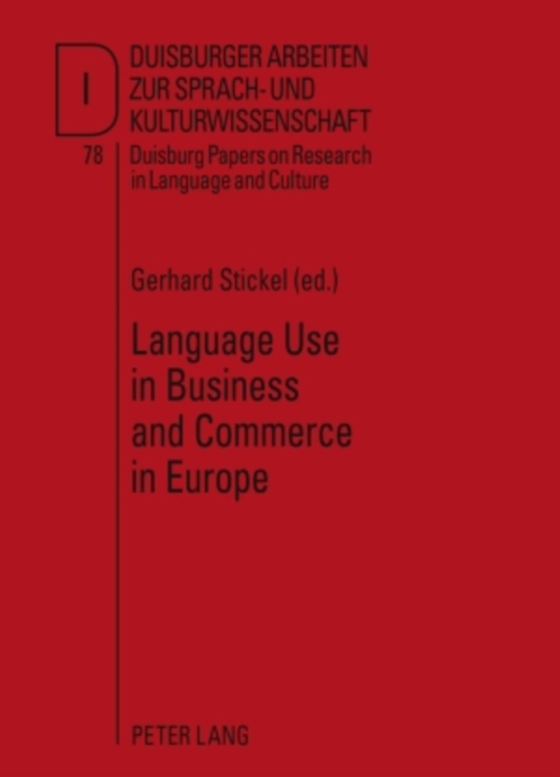 Language Use in Business and Commerce in Europe