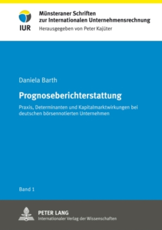 Prognoseberichterstattung (e-bog) af Daniela Barth, Barth