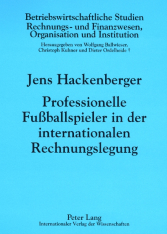 Professionelle Fußballspieler in der internationalen Rechnungslegung (e-bog) af Jens Hackenberger, Hackenberger