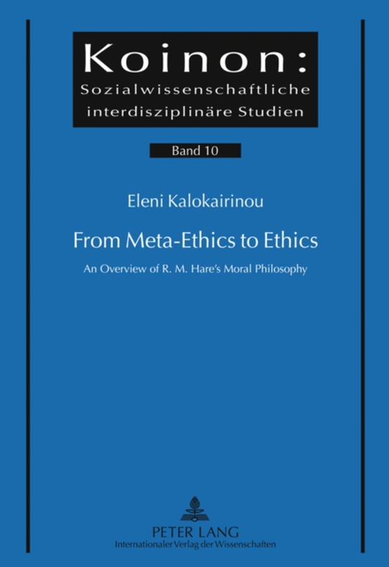 From Meta-Ethics to Ethics (e-bog) af Eleni M. Kalokairinou, Kalokairinou