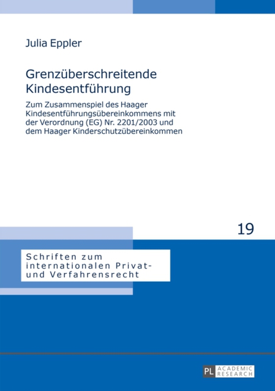 Grenzueberschreitende Kindesentfuehrung (e-bog) af Julia Eppler, Eppler