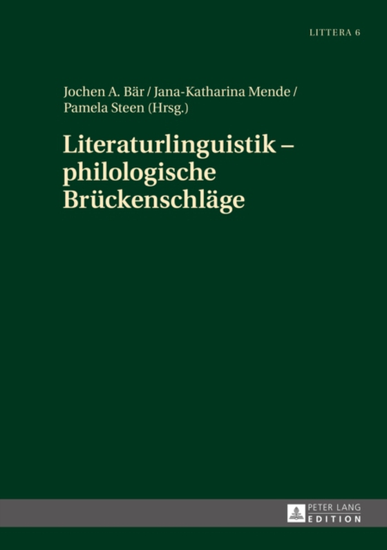 Literaturlinguistik – philologische Brueckenschlaege (e-bog) af -