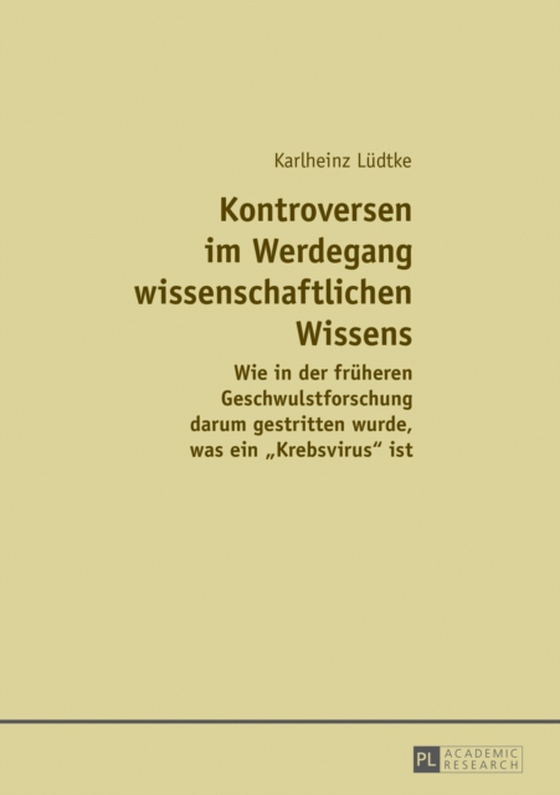 Kontroversen im Werdegang wissenschaftlichen Wissens (e-bog) af Karlheinz Ludtke, Ludtke