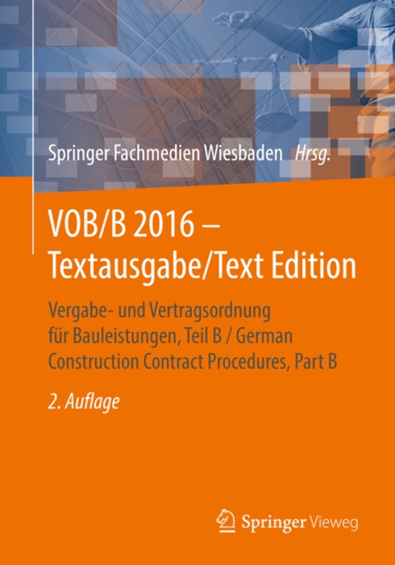 VOB/B 2016 - Textausgabe/Text Edition (e-bog) af -