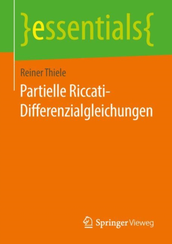 Partielle Riccati-Differenzialgleichungen (e-bog) af Thiele, Reiner