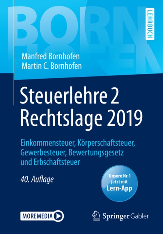 Steuerlehre 2 Rechtslage 2019 (e-bog) af Bornhofen, Martin C.