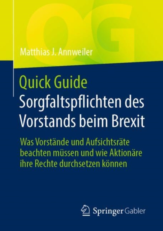 Quick Guide Sorgfaltspflichten des Vorstands beim Brexit