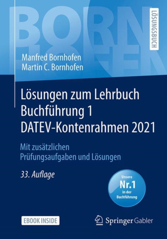 Lösungen zum Lehrbuch Buchführung 1 DATEV-Kontenrahmen 2021 (e-bog) af Bornhofen, Martin C.