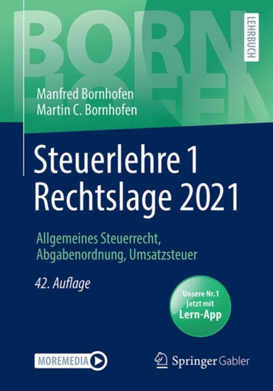 Steuerlehre 1 Rechtslage 2021 (e-bog) af Bornhofen, Martin C.
