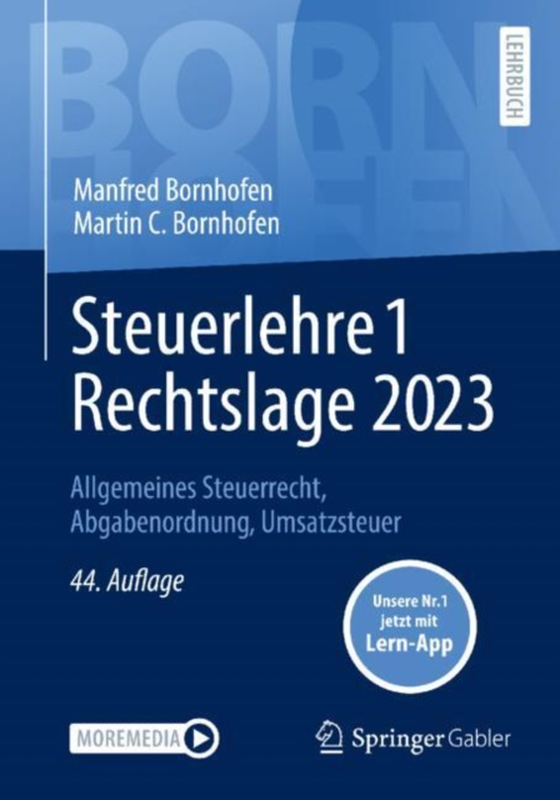 Steuerlehre 1 Rechtslage 2023 (e-bog) af Bornhofen, Martin C.