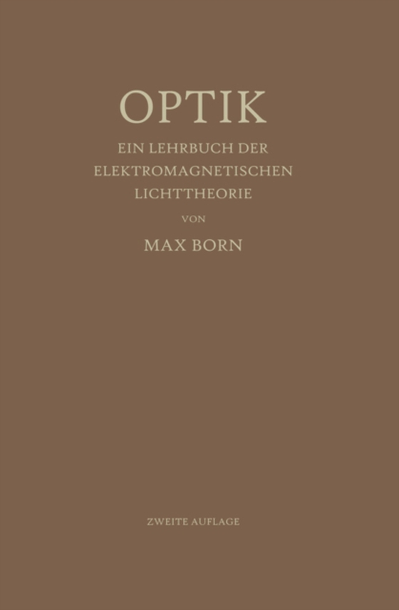 Optik (e-bog) af Born, Max