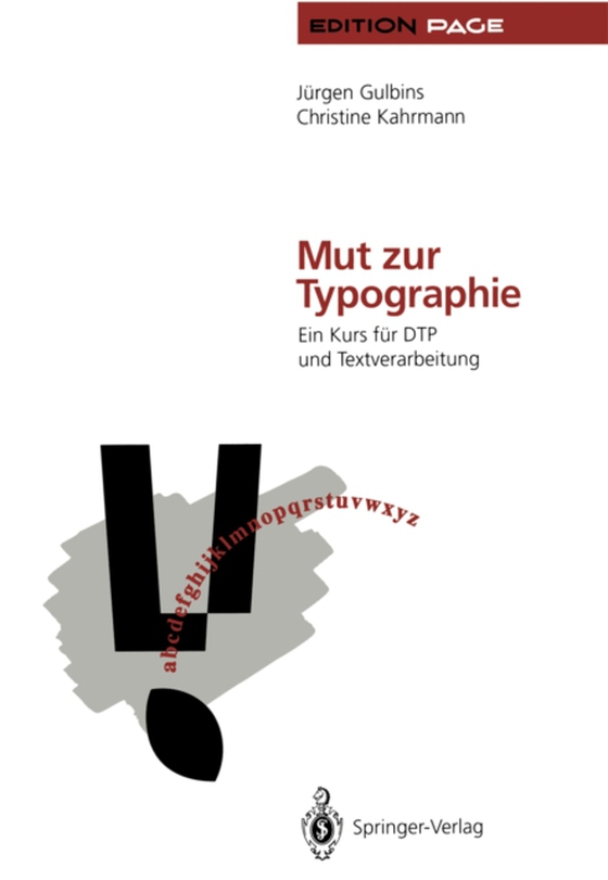 Mut zur Typographie (e-bog) af Kahrmann, Christine