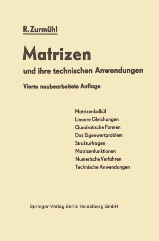 Matrizen und Ihre Technischen Anwendungen