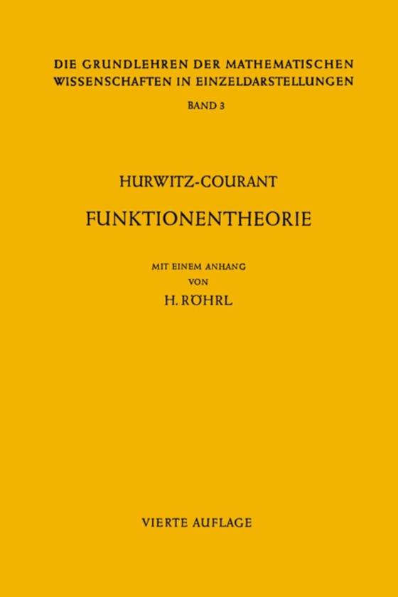 Vorlesungen über allgemeine Funktionentheorie und elliptische Funktionen (e-bog) af Hurwitz, Adolf