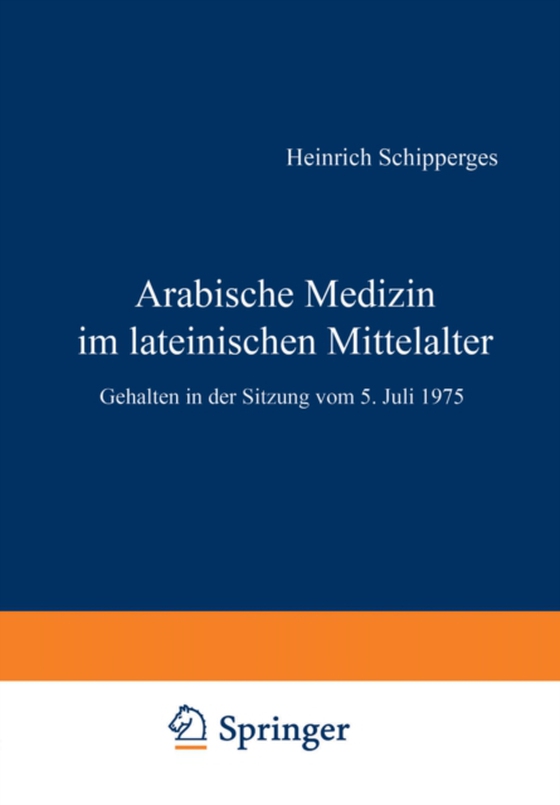 Arabische Medizin im lateinischen Mittelalter (e-bog) af Schipperges, H.