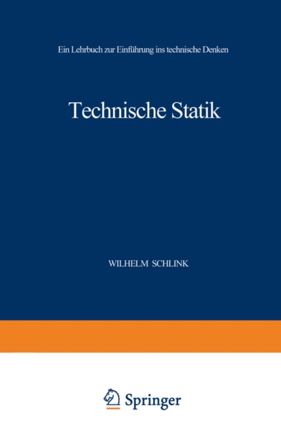 Technische Statik (e-bog) af Schlink, Wilhelm