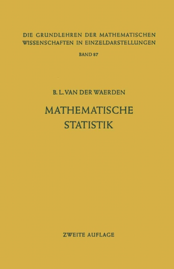 Mathematische Statistik (e-bog) af Waerden, Bartel L. van der