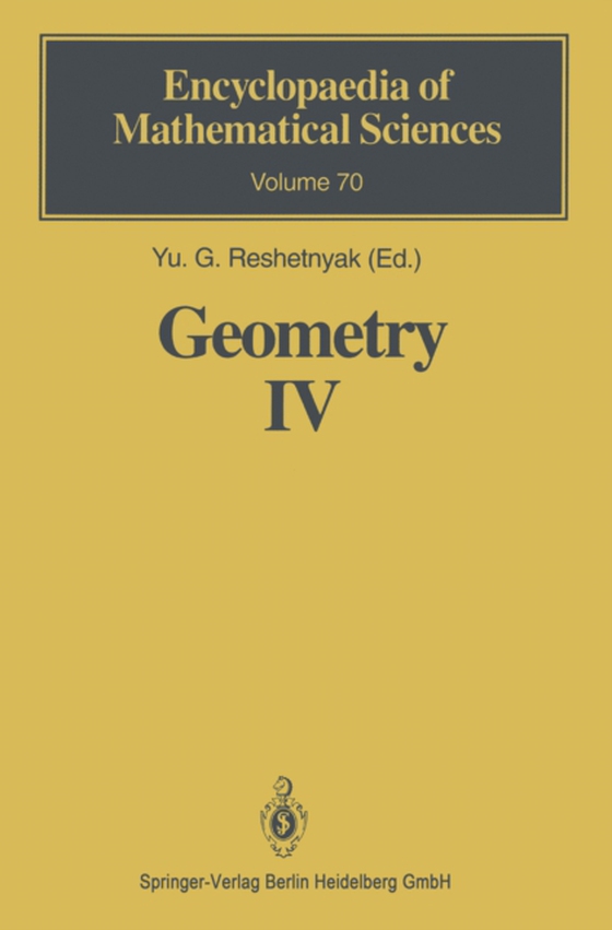 Geometry IV (e-bog) af -