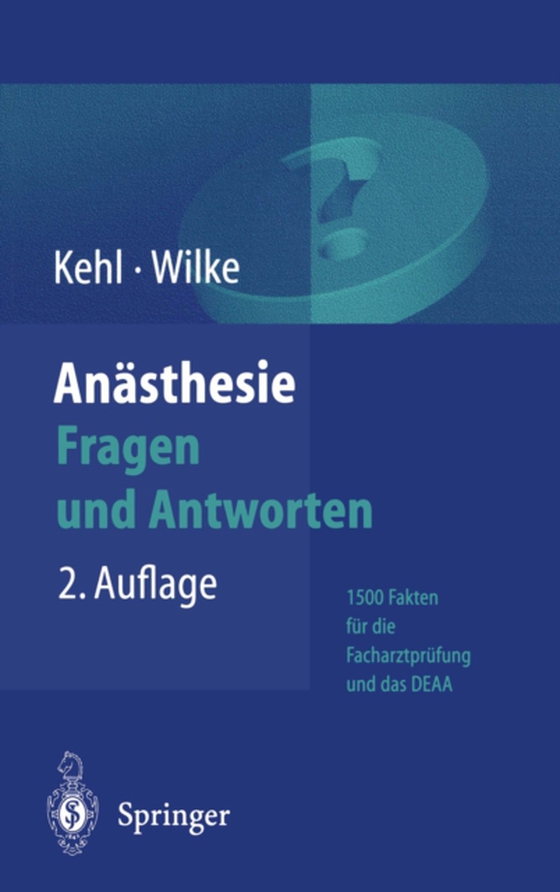 Anästhesie: Fragen und Antworten (e-bog) af Wilke, Hans-Joachim